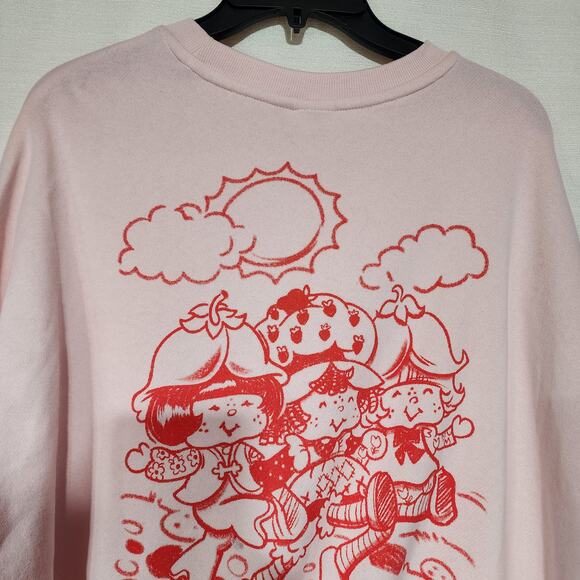 Strawberry shortcake pink sweatshirt size medium women's - Picture 5 of 6